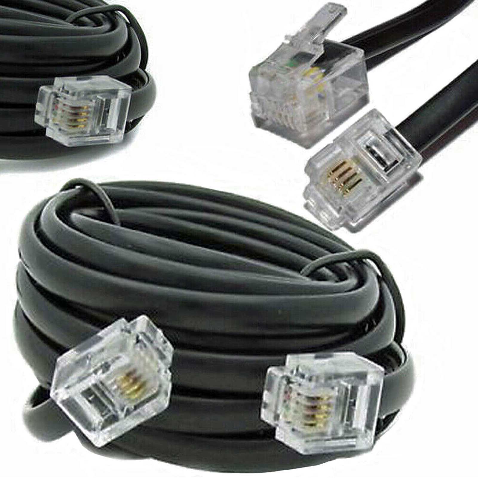 black modem cable
