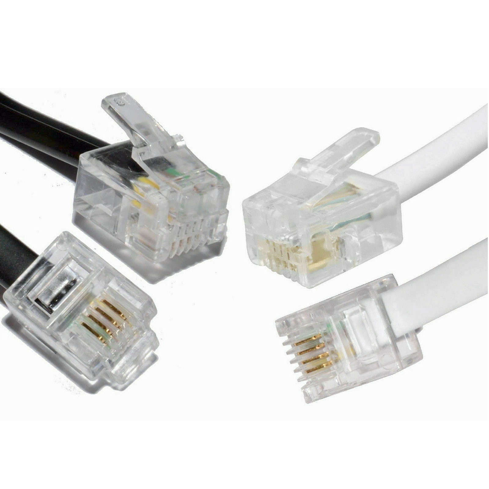 RJ11 to RJ11 ADSL High Speed Modem Router Cable Sky Broadband BT Phone Lead