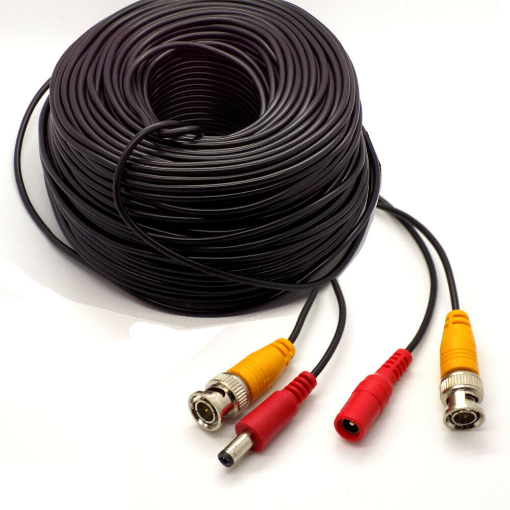 5m to 100m Extension Cable CCTV Security DVR Video Camera BNC DC Power